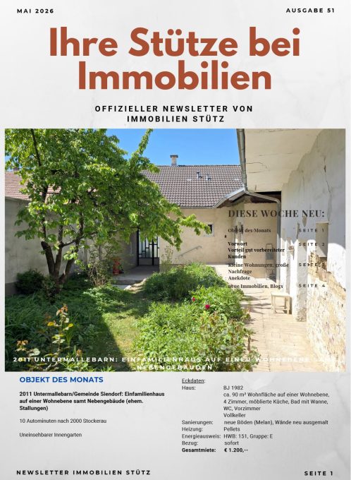 Coverbild Immobilien-Newsletter Mai 2026