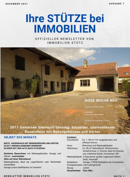 Newsletter Dez
