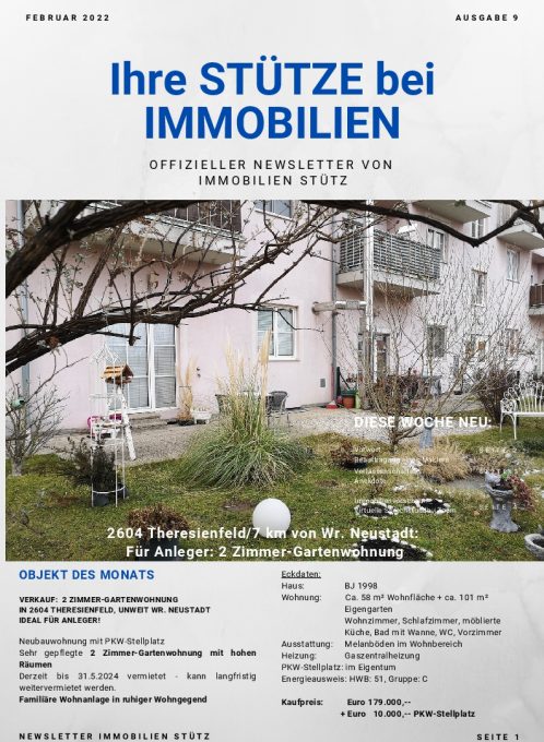 Immobilien Stützt Newsletter Feb2022